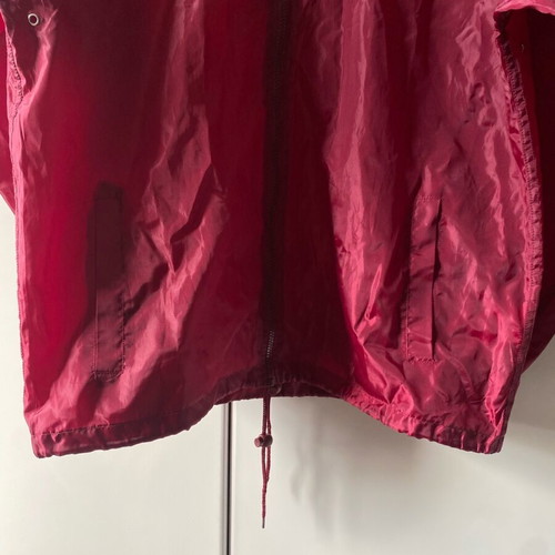 Givova windbreaker jacket burgundy size S new with hood