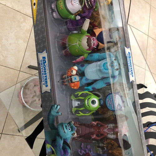 Monsters University Deluxe 10 Figure Set Like New