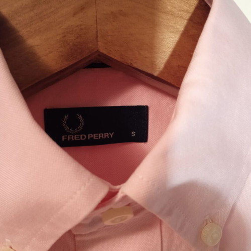 Fred Perry Oxford shirt pink size Small