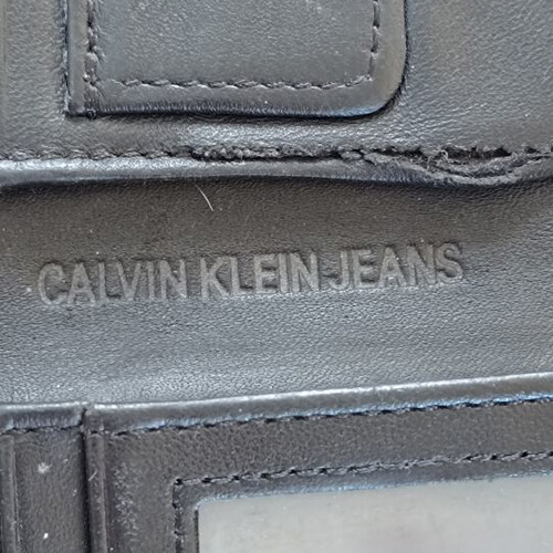 Calvin Klein wallet used, black