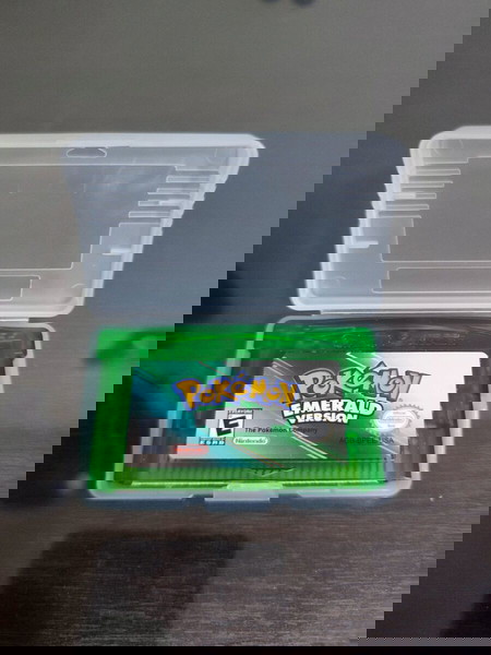 Ιριδίζων Emerald Pokemon Κασέτα GBA GBC Cartridge Game Boy Nintendo Color Advance SP Πόκεμον Pokémon