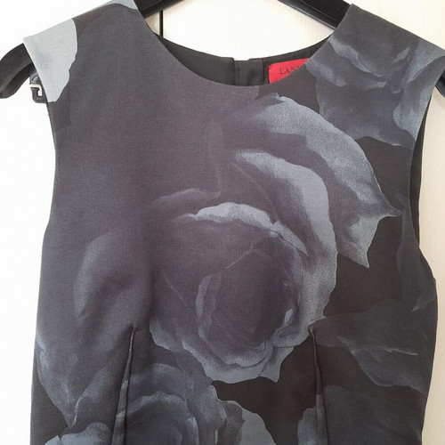 Lanvin midi dress like new, gray and blue