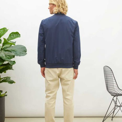 Nowadays Bomber Jacket new, men's size L, dark blue polyester