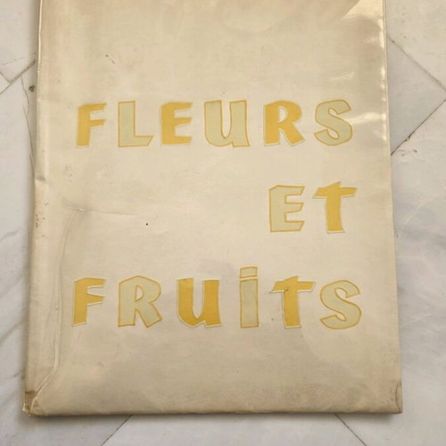 Fleurs et Fruits collectible art poster album used