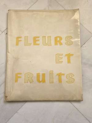 Fleurs et Fruits collectible art poster album used