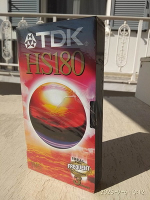 TDK High Standart VHS 180min καινούργιο