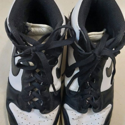 Nike Panda High women's shoes size 41 used, black and white