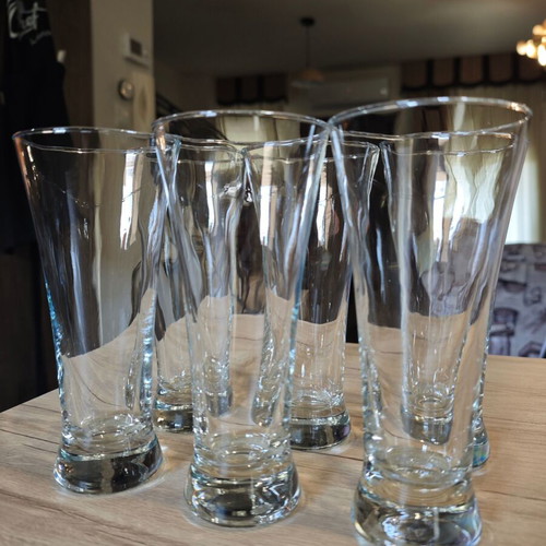 Beer Glasses set of 6 new