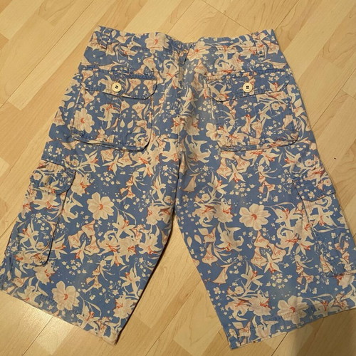 Blue bermuda shorts like new, waist 45cm, size XL