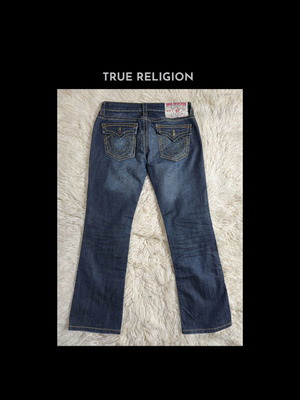 Τζιν True Religion Billy Big T μέγεθος L σαν καινούργιο, bootcut, γκρι-μπλε