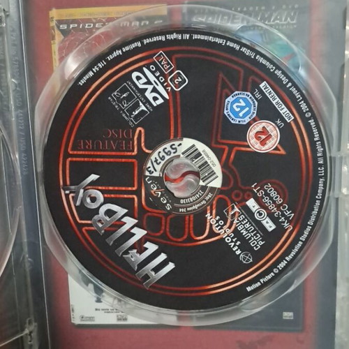 HellBoy DVD like new, action adventure thriller horror with subtitles