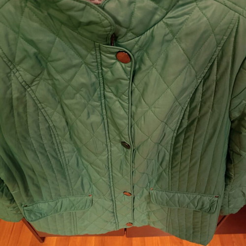 Canda quilted jacket spring autumn new green