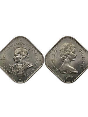 Guernsey 1966 10 Shillings used