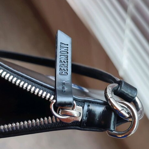 Opening Ceremony black leather shoulder bag like new