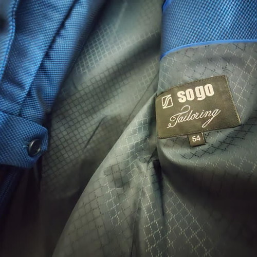 Sogo men's suit new, size 54 with gift handkerchief and tie