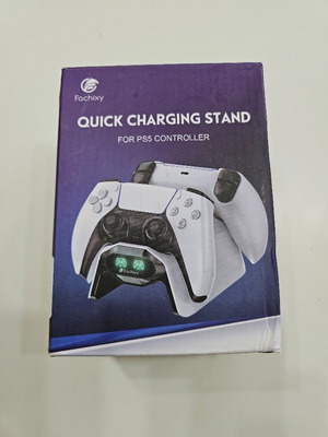 Fachixy quick charging stand for 2 PS5 controllers, USB-C