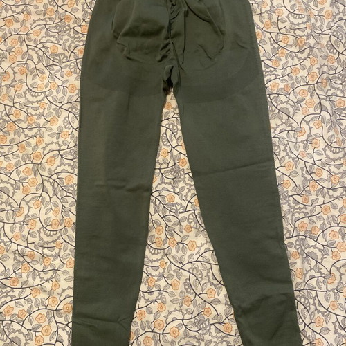 Leggings push up used, green, size S
