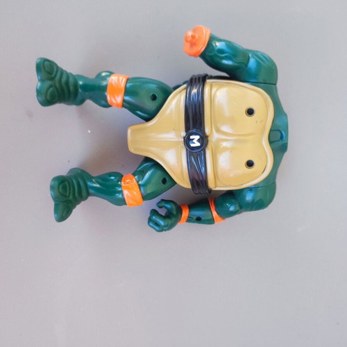 TMNT Coil Force Mighty Mech Michaelangelo action figure like new 1996