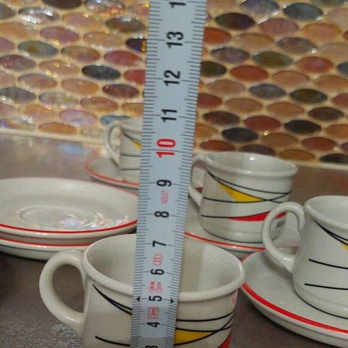 Coffee cups like new, German porcelain NIDA