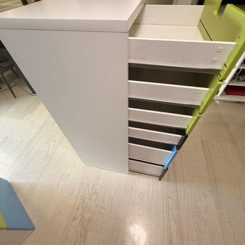 IKEA STUVA chest of drawers used, 6 colorful drawers, 60×50×128 cm
