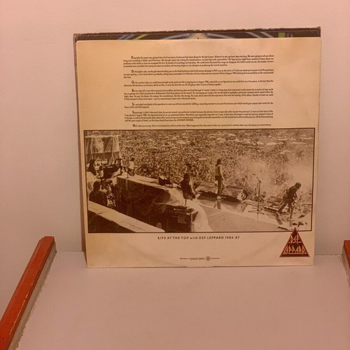 Def Leppard Hysteria LP original Greek press 1987 like new