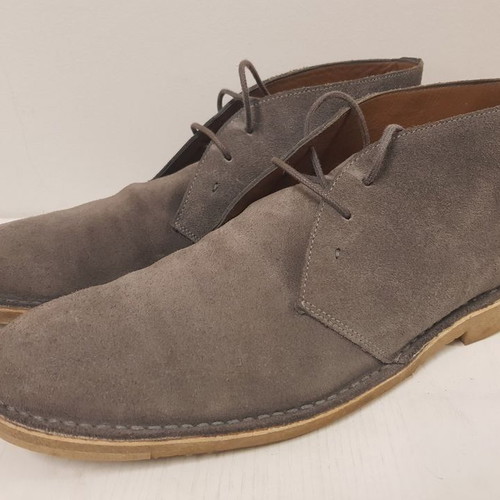Desert boots Zara size 43 gray like new
