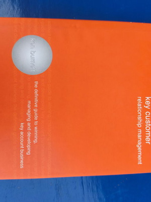 Handbook of Key Customer Relationship Management book new, English