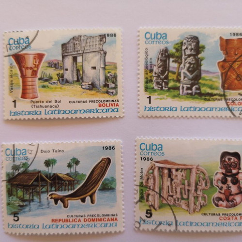 Cuba stamps 1986 used