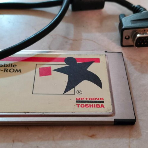 Toshiba external CD-ROM drive used, 24x Mobile CD-ROM