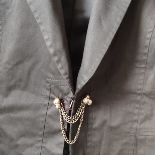 Women's jacket used size M, black short cotton