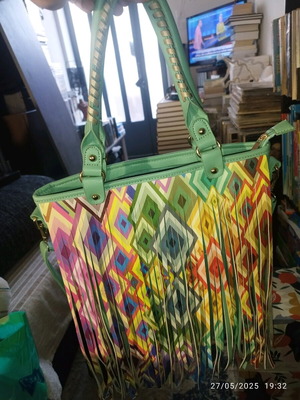 Summer women's handbag turquoise like new