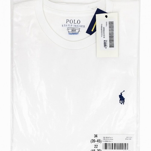 Polo Ralph Lauren white T-shirt XL 100% cotton new