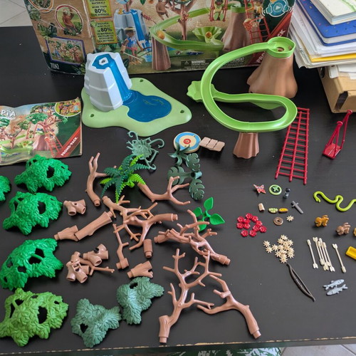 Playmobil Wiltopia Tropical Jungle Playground set used with box and instructions