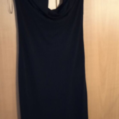 Black Long Halter Neck Dress like new
