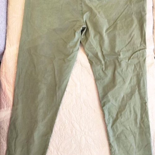 Pull & Bear denim pants used, size US 34, green