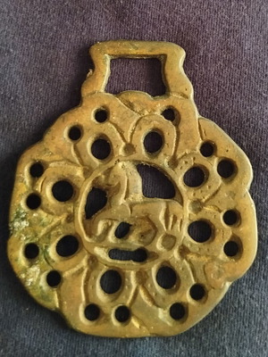 Old horseshoe for good luck used, vintage