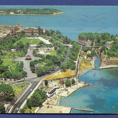 Corfu Panorama postcard used