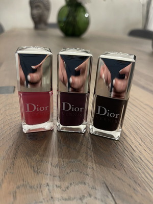 Dior nail polish set of 3