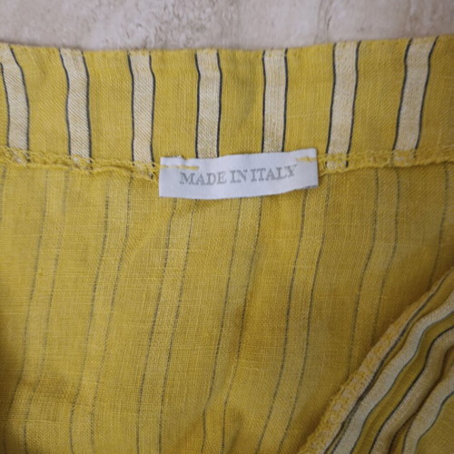 Abysse jumpsuit like new, white and yellow, size L