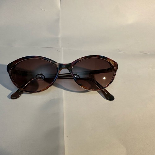 Tauschek Vintage Sunglasses multicolor acetate frame brown lenses