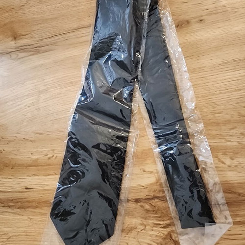 Black formal necktie new