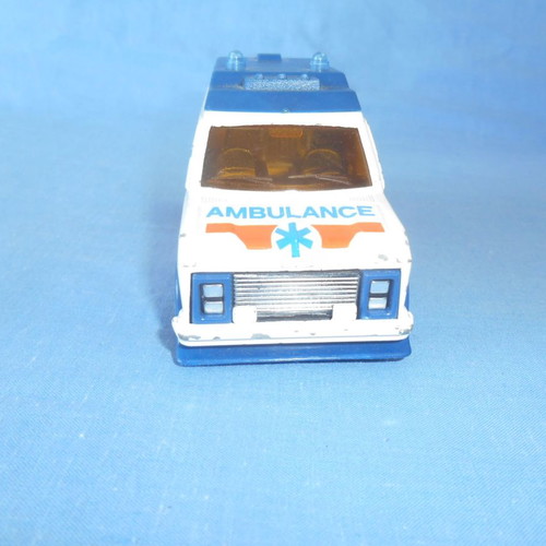 Majorette Ambulance used 1/36 scale white-blue-red