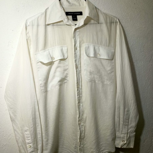 Vintage Ralph Lauren white shirt size S, like new, 100% cotton
