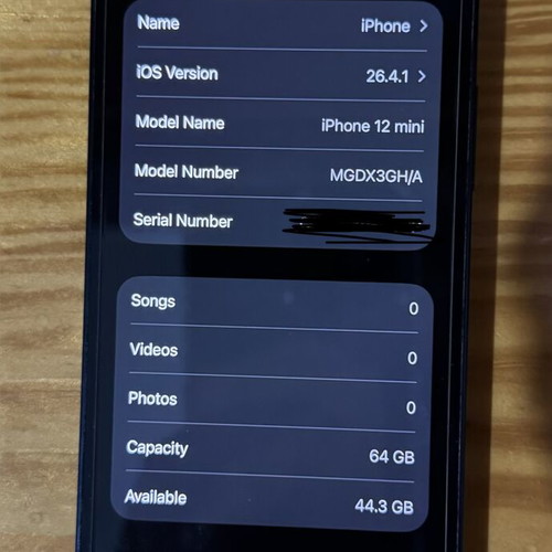 Apple iPhone 12 mini 64GB with cases and camera lens set