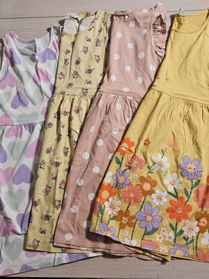 Girls' dresses set of 4, like new, ages 8-10