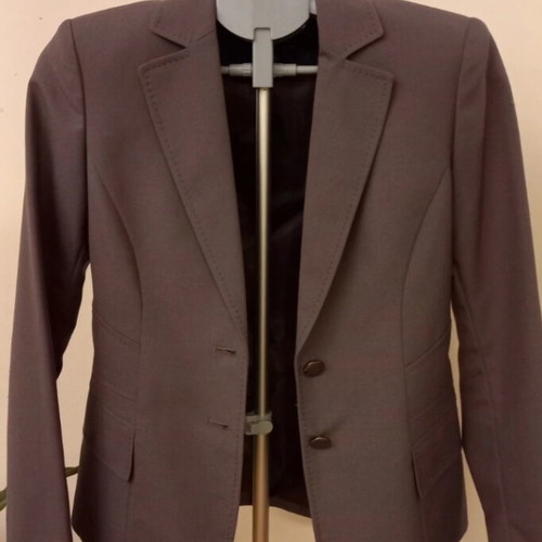 Anne Klein blazer S gray brown new, fitted
