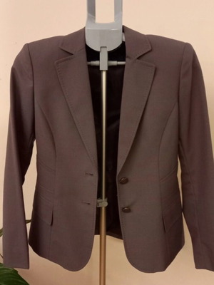 Anne Klein blazer S gray brown new, fitted