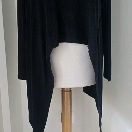 Jersey type blouse used one size gray A.L.E.