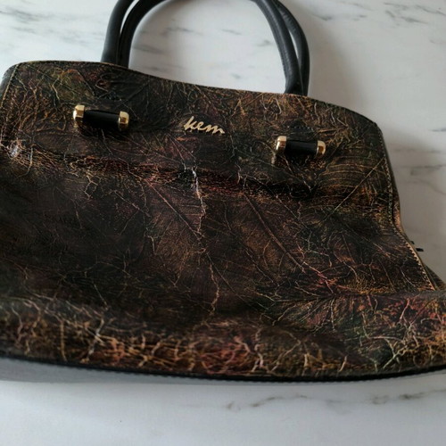 KEM women's leather bag used