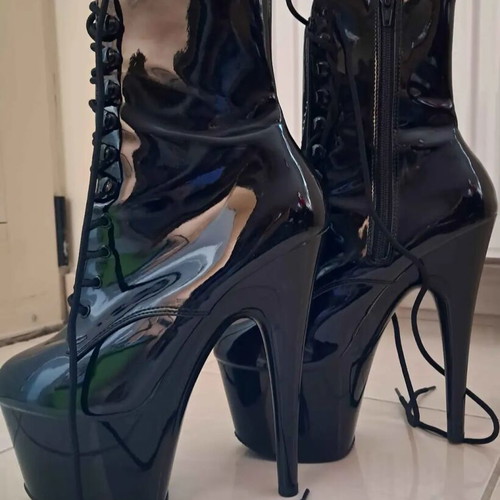 Adore 1020 pole dancing boots black size 37 new
